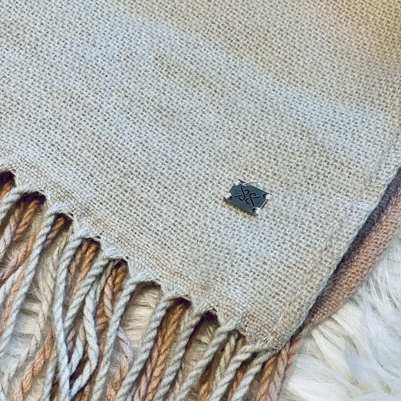 Soia & Kyo Pink & Cream Scarfigan with Fringe - Picture 13 of 16